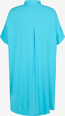 Camicia da donna 'VADA' di Zizzi in blu
