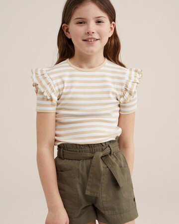 WE Fashion Футболка в Бежевый