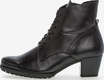 GABOR Lace-Up Ankle Boots in Black