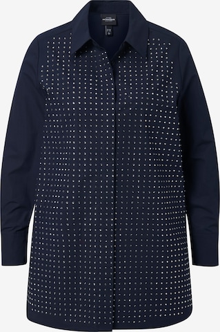 Ulla Popken Blouse in Blue: front