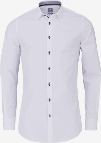 Hatico Regular fit Button Up Shirt in White: front