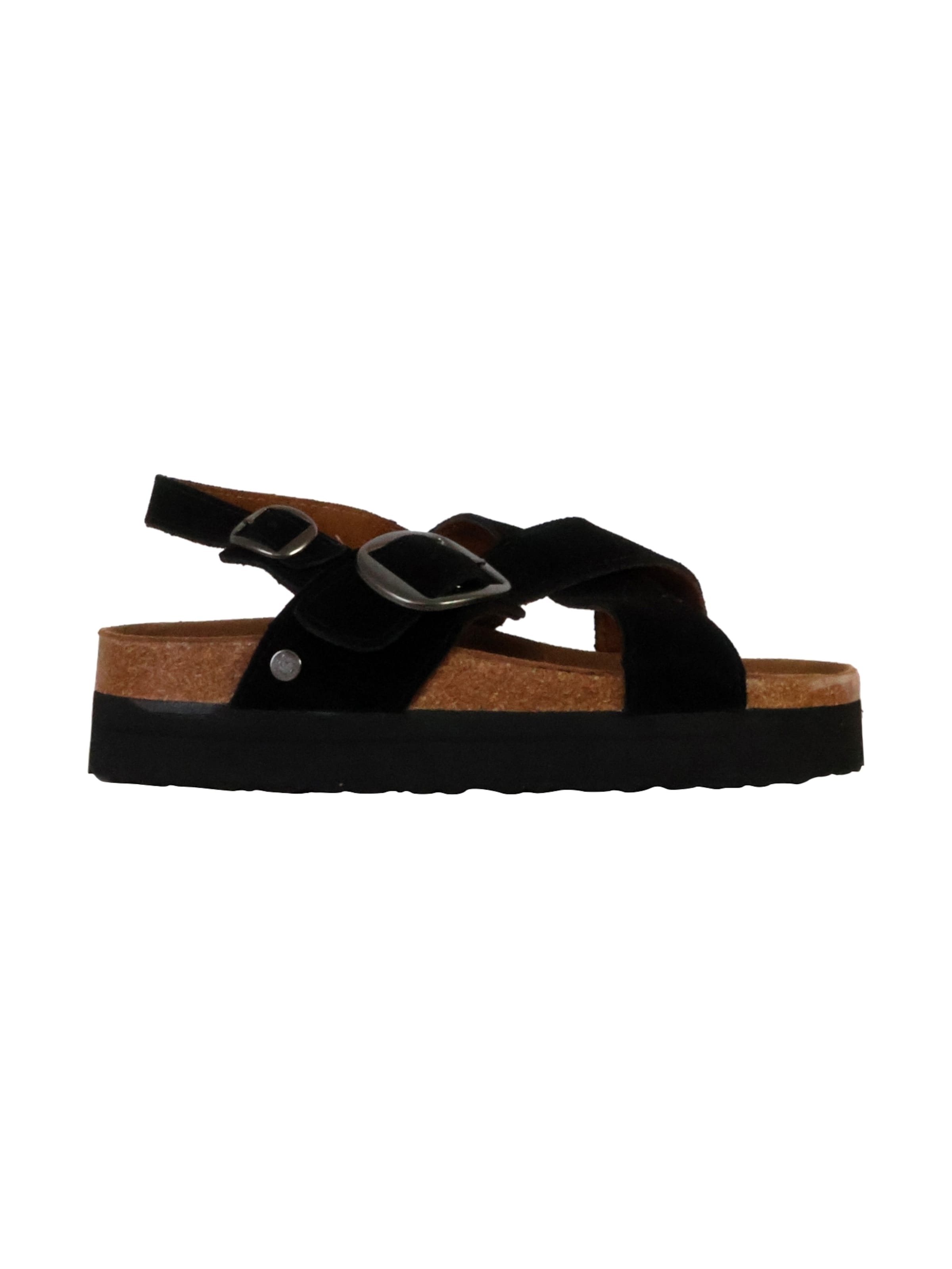 terre de marins Sandals in Black: front
