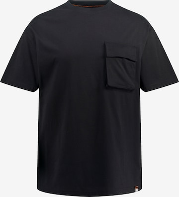 T-Shirt STHUGE en noir : devant