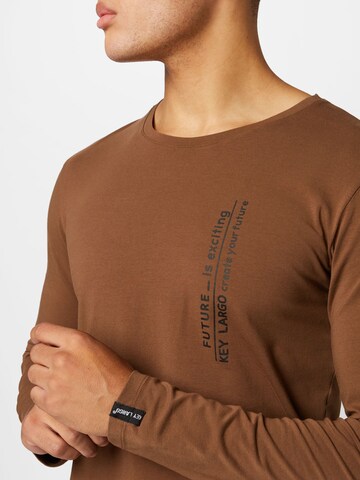 Key Largo Koszulka w kolorze brązowy