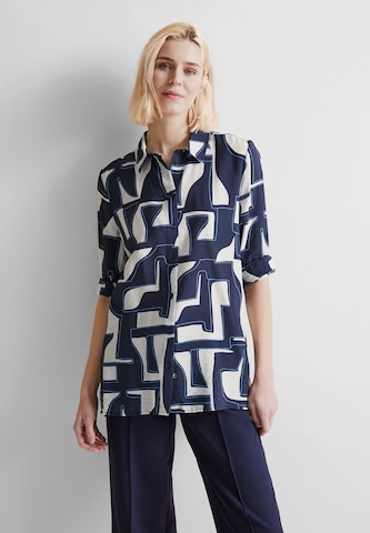 STREET ONE Blouse in Blue: front