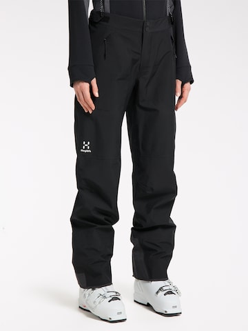 Haglöfs Regular Outdoor Pants 'Alpine GTX' in Black: front