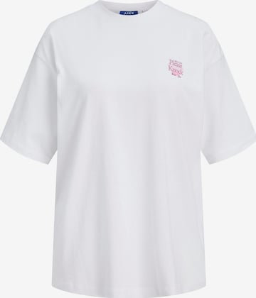 Tricou 'JXMILLOW' de la JJXX pe alb: față
