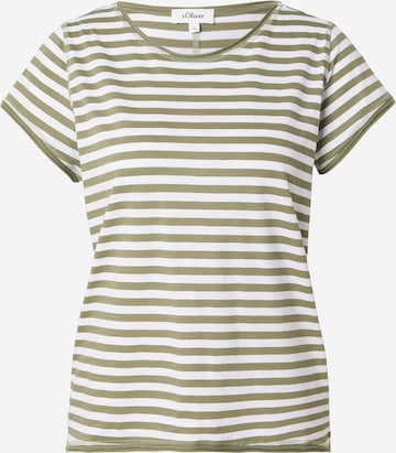 s.Oliver T-shirt i vit: framsida