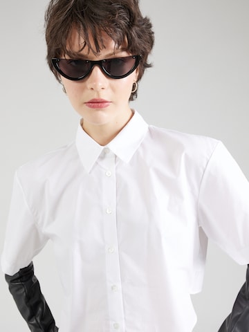 HUGO Red Blouse 'Enovia' in White