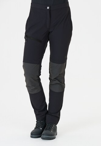 Whistler Regular Outdoor trousers 'Salton' in Black: front