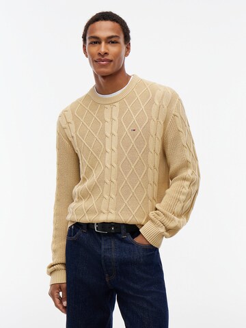 Tommy Jeans Pullover in Beige: Vorderseite