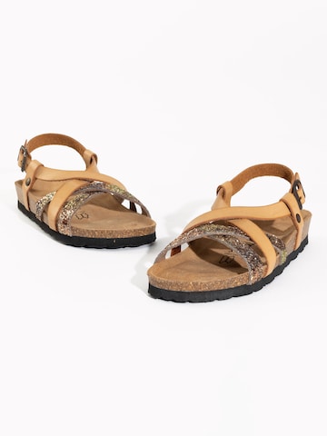 Bayton - Sandalias con hebilla 'Kari' en marrón