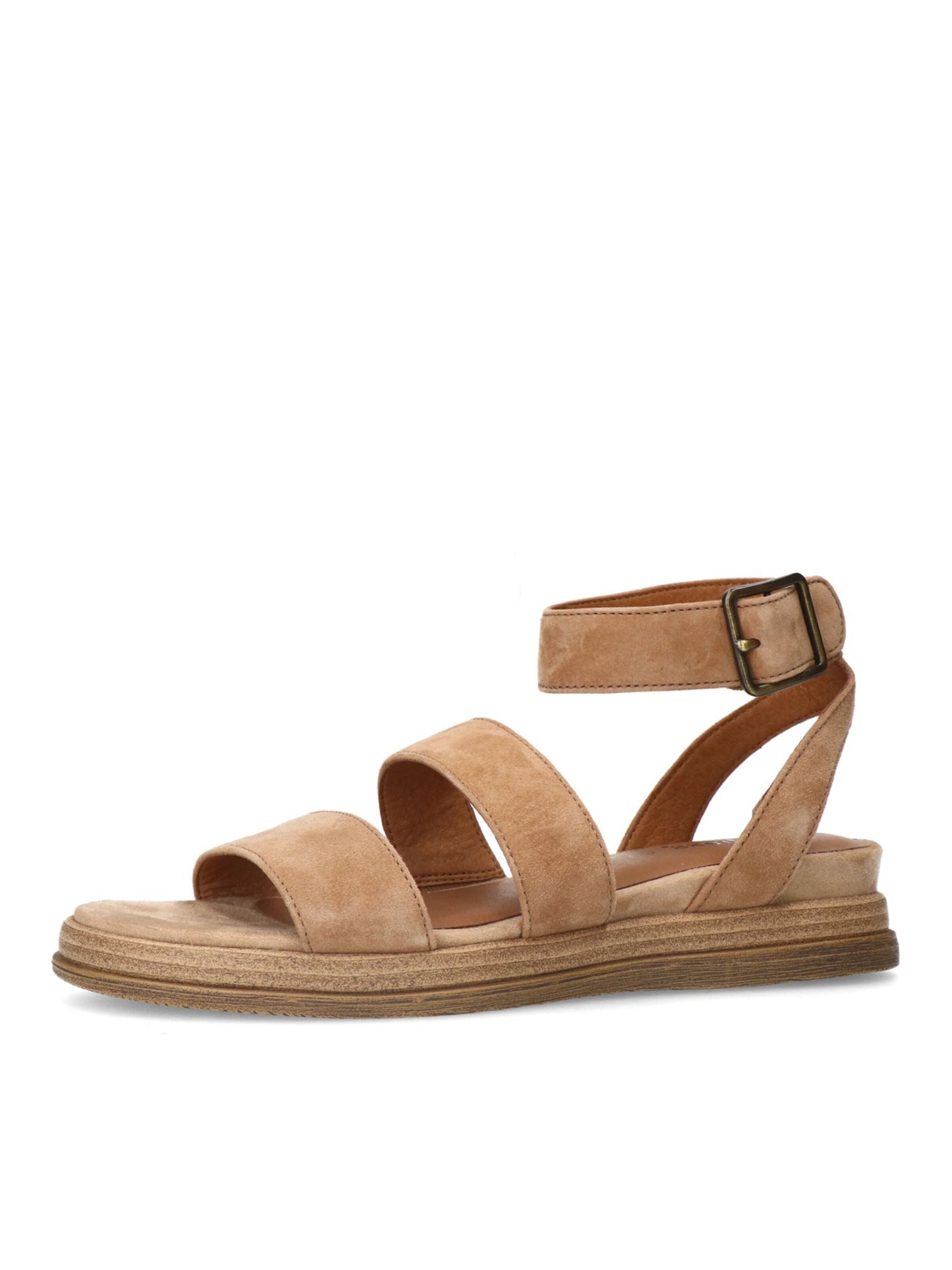 Sandales à lanières no stress en beige : devant