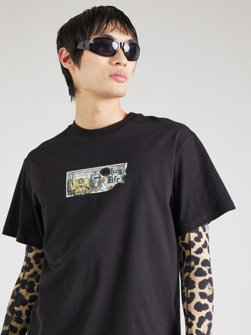 Iriedaily T-Shirt 'Hug Life' in Schwarz