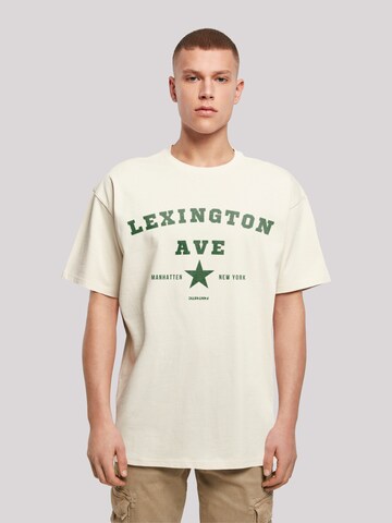 T-Shirt 'Lexington Ave' F4NT4STIC en beige : devant