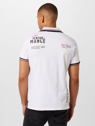 T-Shirt CAMP DAVID en blanc