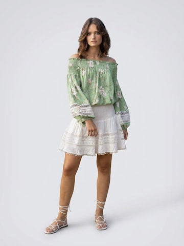 Miss June Top 'Blouse manches longues Gia'‌‌‌‌‌ in Grün: Vorderseite