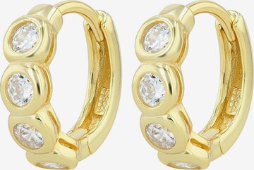 Akzent Ohrringe 'Charlyn, 925 Sterlingsilber, langlebig' in Gold: Vorderseite