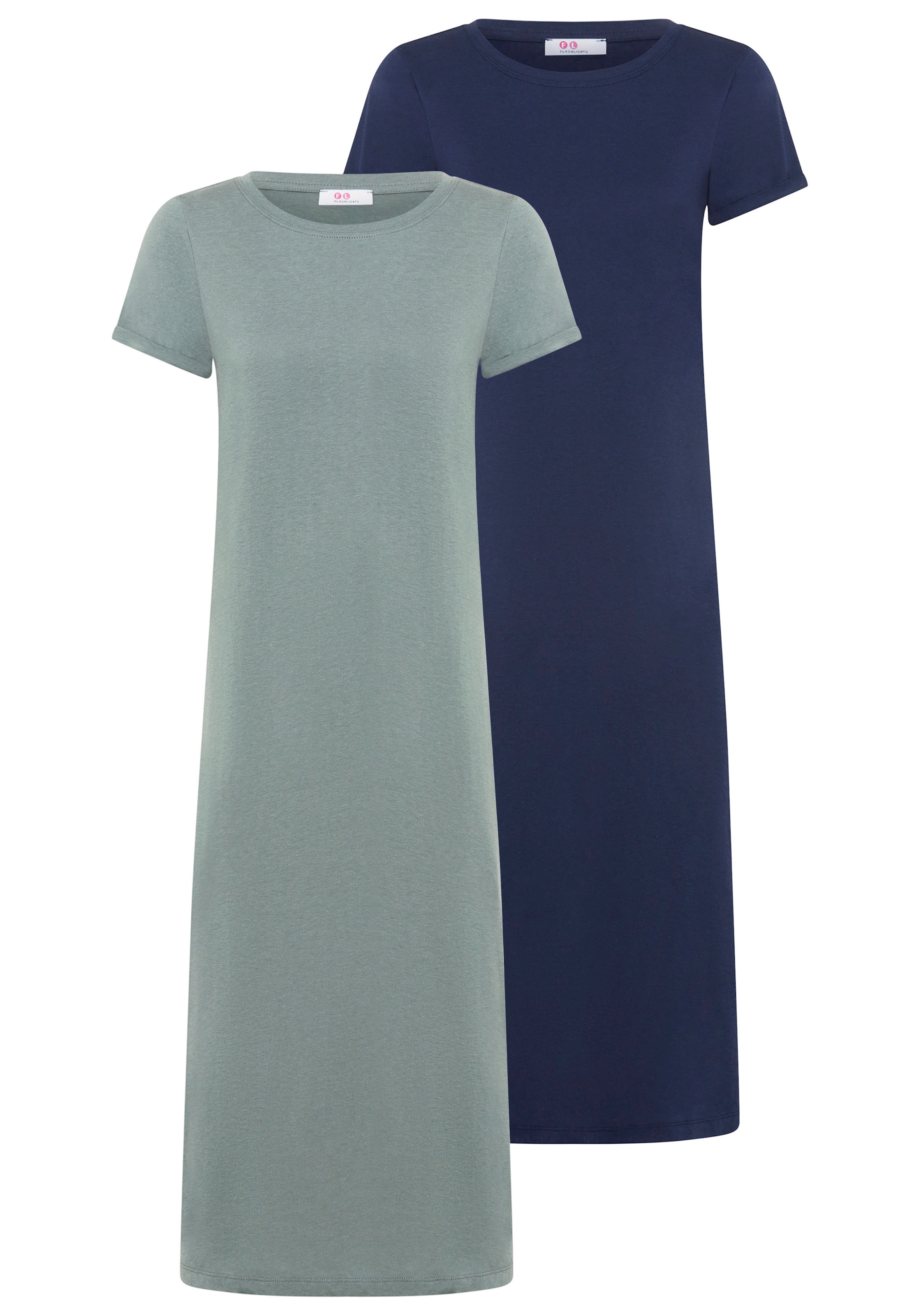 FLASHLIGHTS Kleid in Blau: Vorderseite