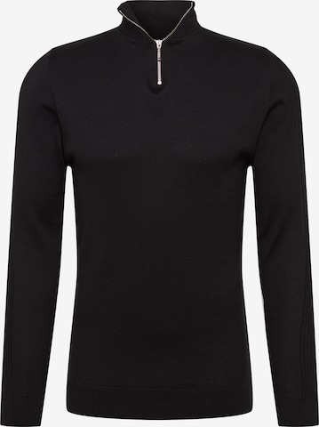 River Island Regularny krój Sweter w kolorze czarny: przód