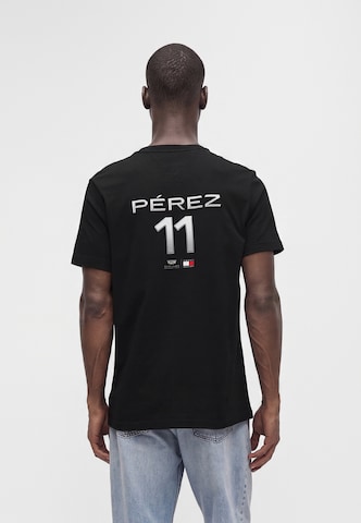 Maglietta 'TH X CF1 DRIVERS CHEVRON' di TOMMY HILFIGER in nero: frontale