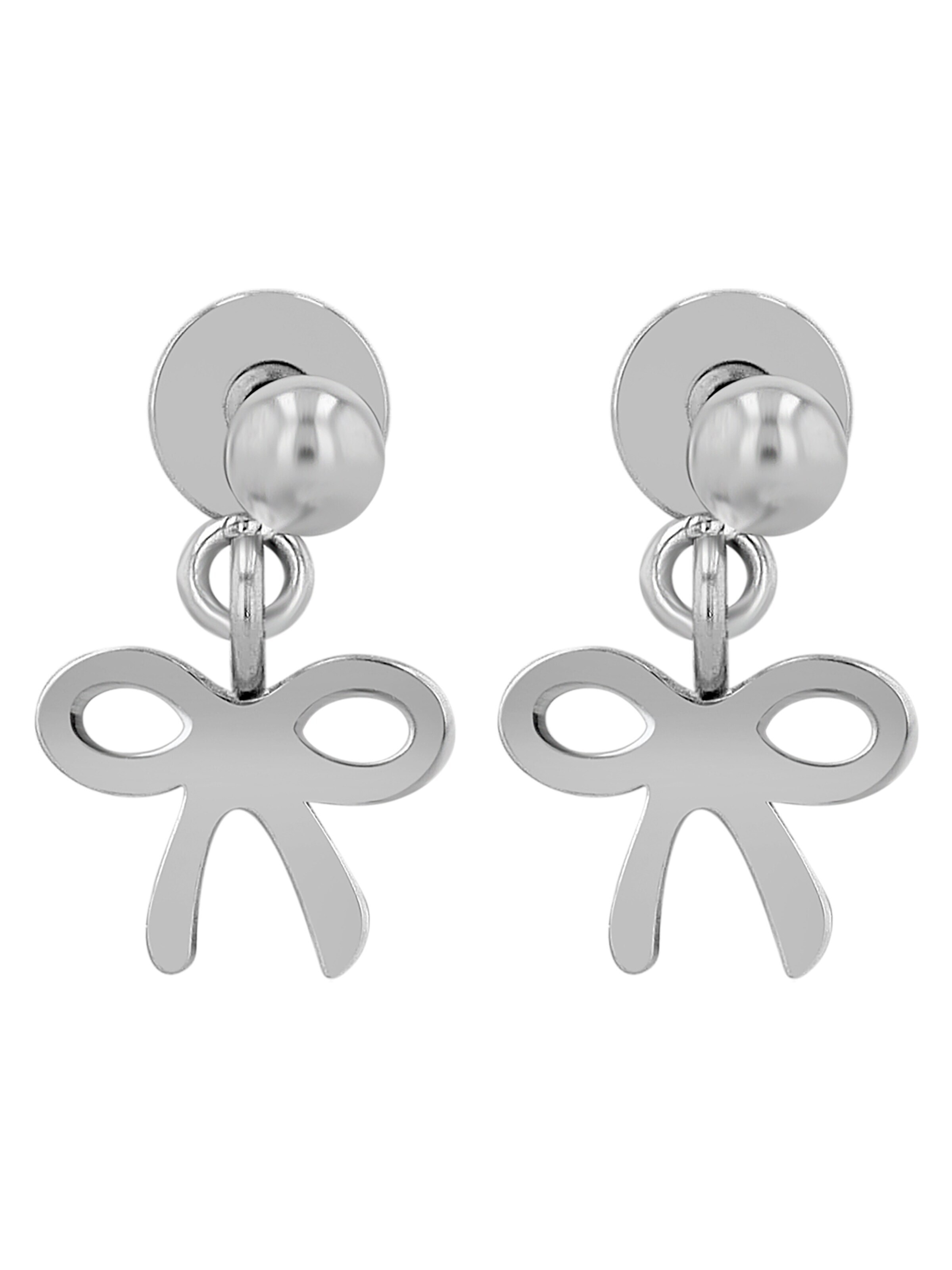 Akzent Earrings 'Keai, hautverträglich' in Silver: front