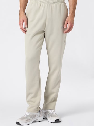 Champion Authentic Athletic Apparel Regular Broek in Beige: voorkant