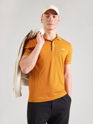 BOSS Green Paita 'Paule' värissä keltainen: etupuoli