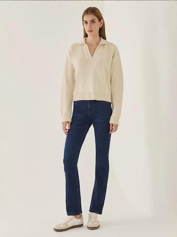 Pull-over Hiccup en beige