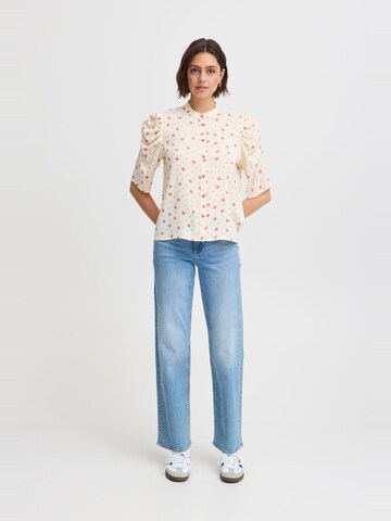 Camicia da donna 'Kate' di ICHI in beige