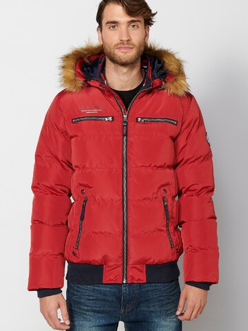 Veste d’hiver KOROSHI en rouge