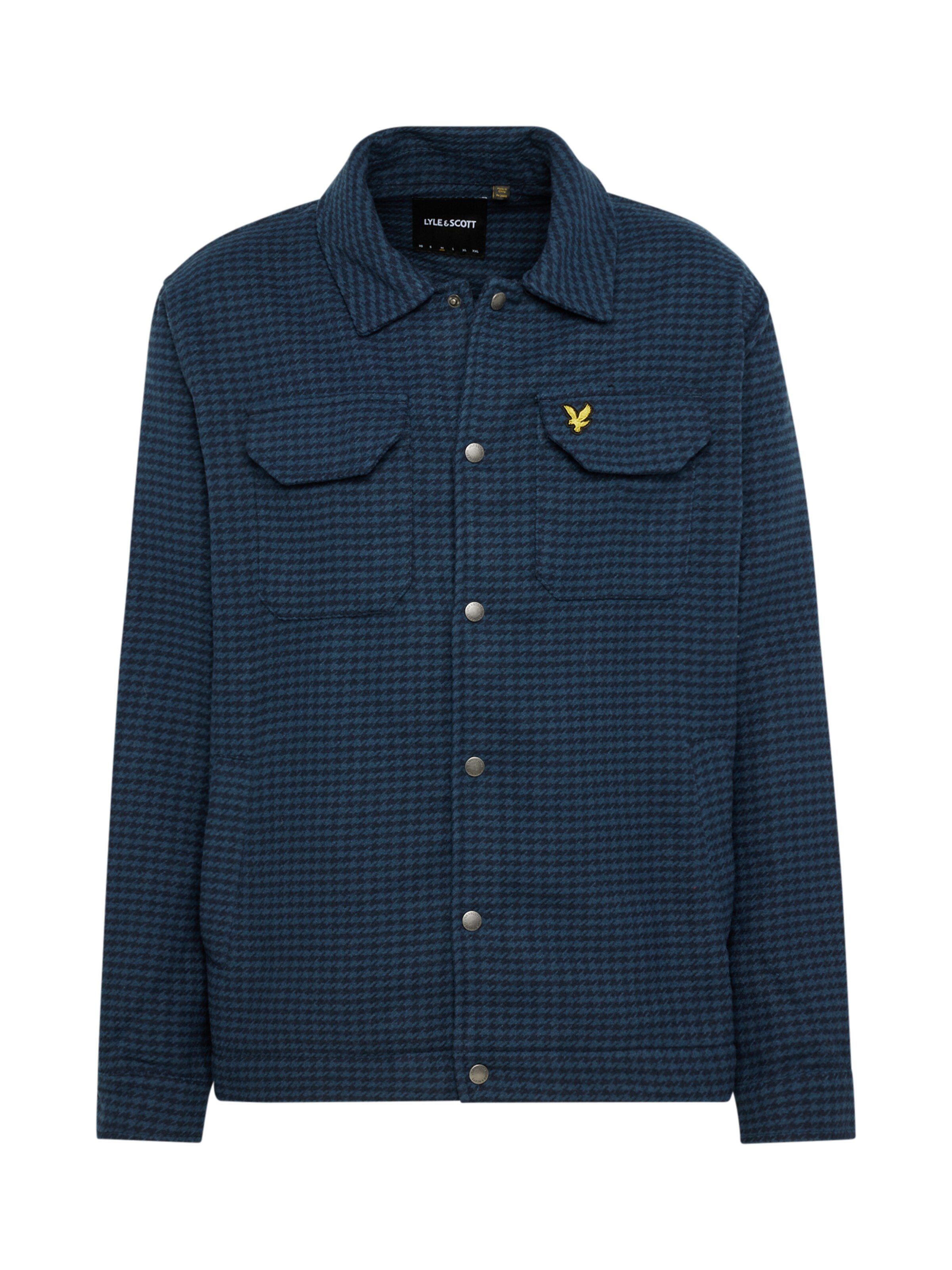 Lyle & Scott Overgangsjakke i blå: forside
