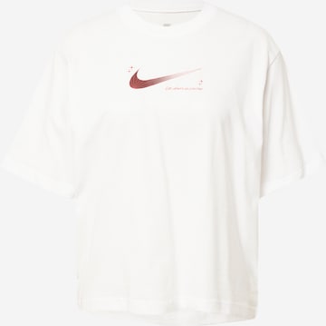 Nike Sportswear Shirt in White: front