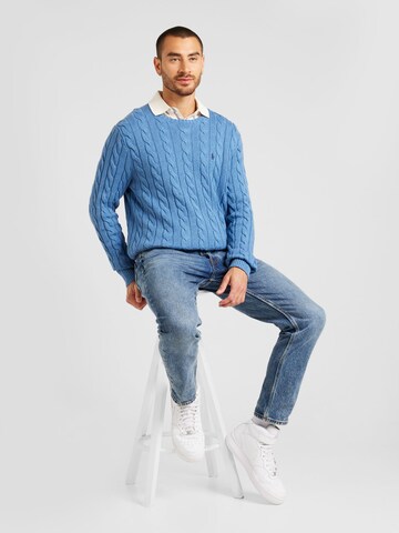 Polo Ralph Lauren Regular fit Пуловер 'Driver' в синьо