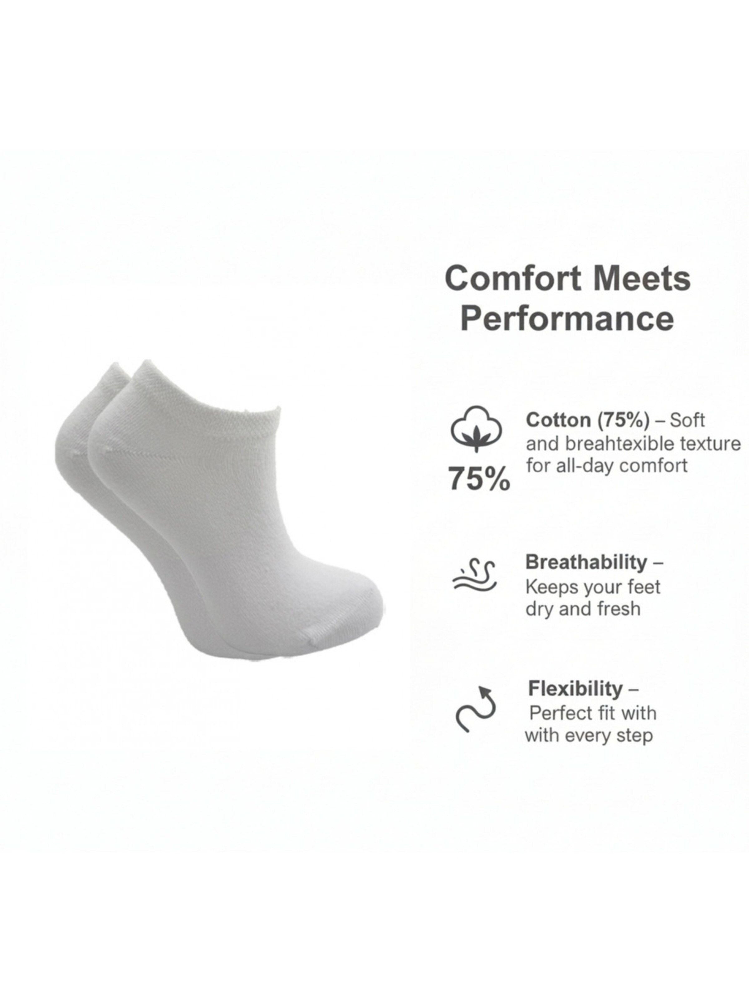 El Sueno Socks 'Sneaker Socken' in White