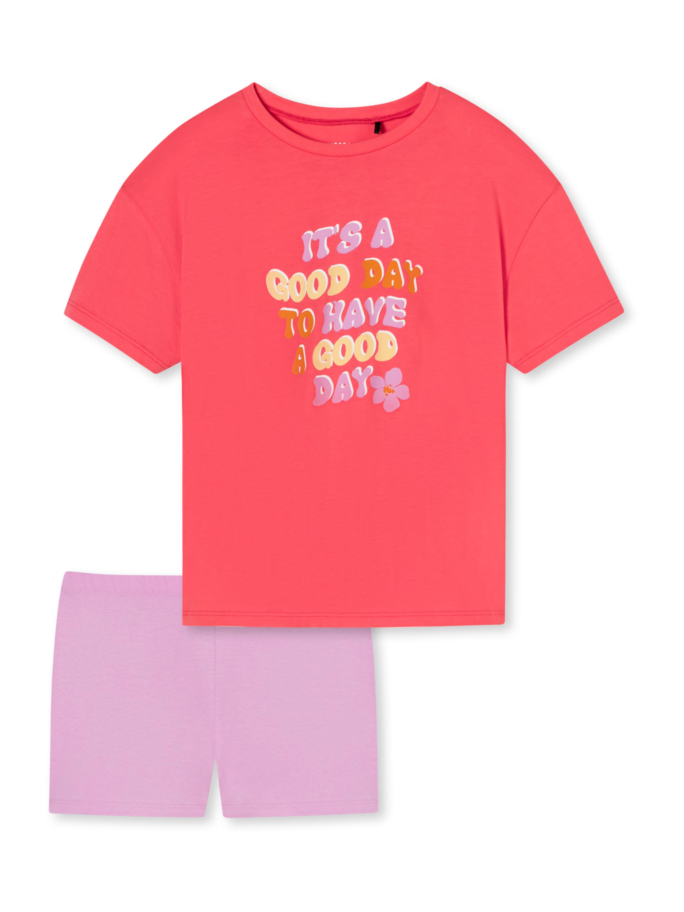 SCHIESSER - Pijama en rojo: frente