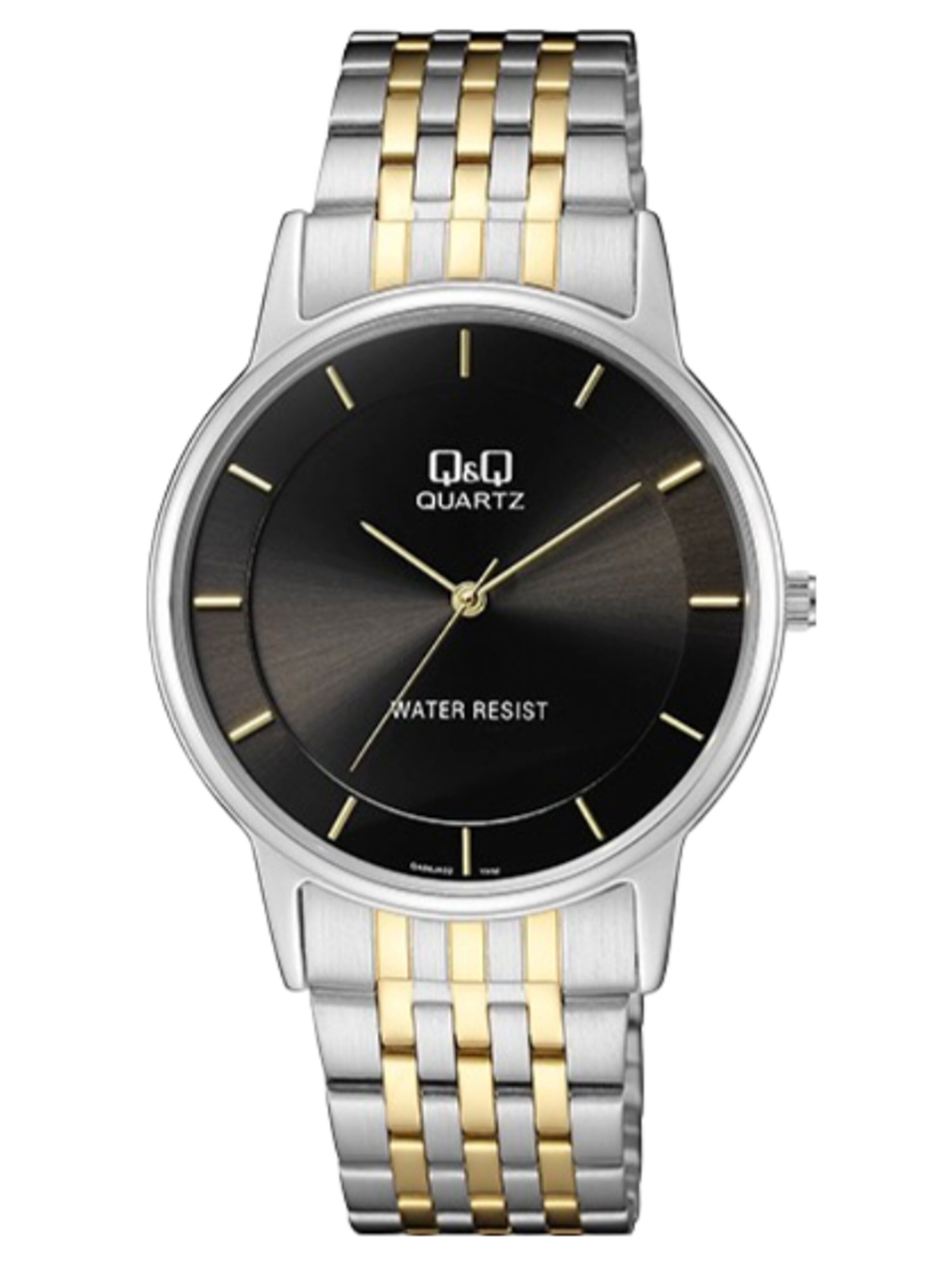 Q&Q Analoguhr in Silber: Vorderseite