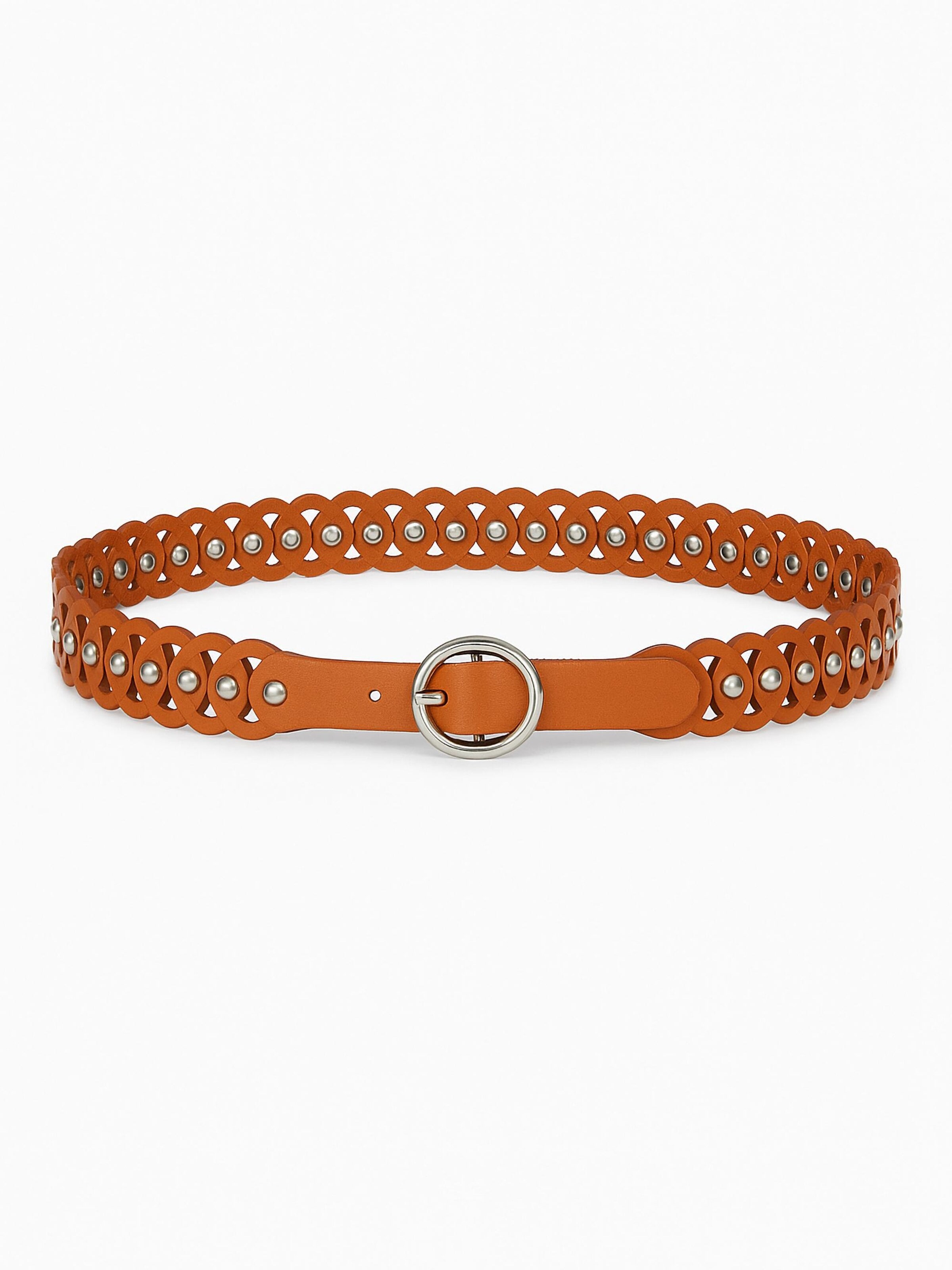 COLLEZIONE ALESSANDRO Belt 'TajMahal' in Brown: front