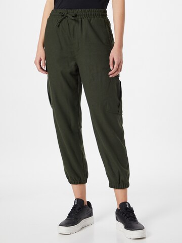 LOOKS by Wolfgang Joop Tapered Cargobroek in Groen: voorkant