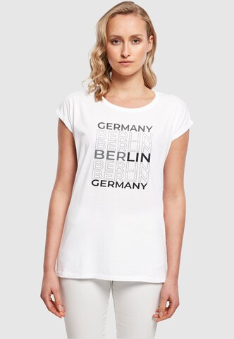 Merchcode Shirt 'Berlin' in White: front