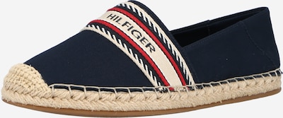 TOMMY HILFIGER Espadrilles 'Artisanal' in hellbeige / nachtblau / feuerrot, Produktansicht