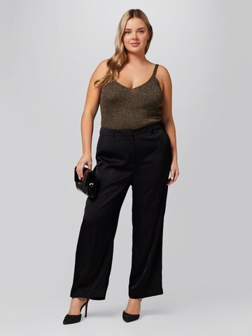 A LOT LESS Knitted top 'Justine' in Brown