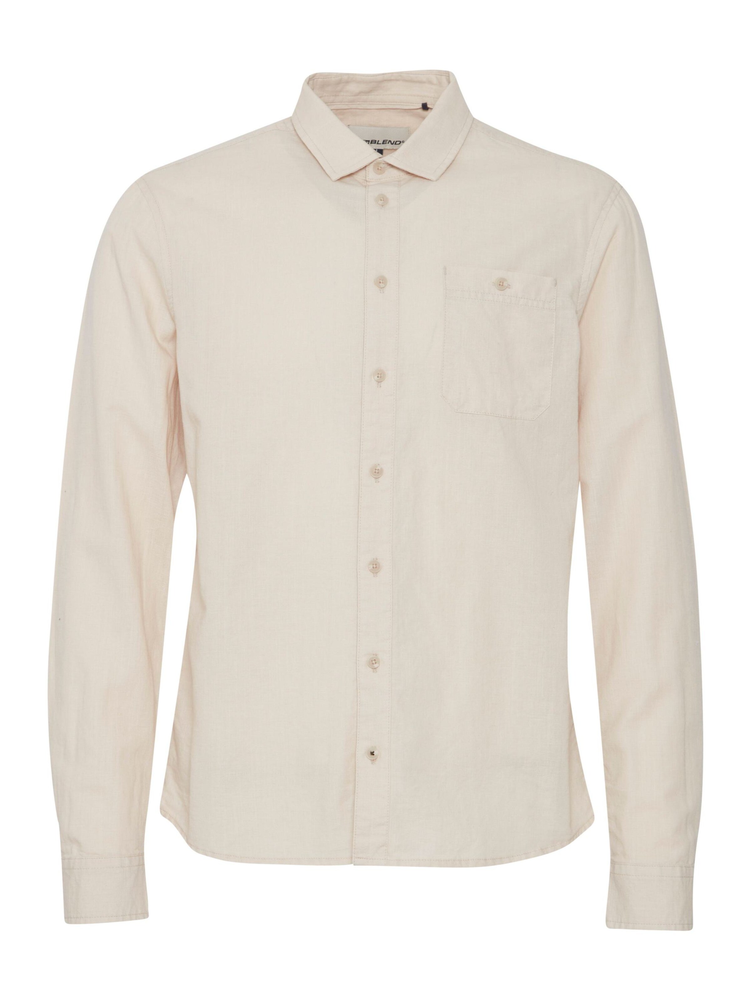 BLEND Hemd in Beige: Vorderseite