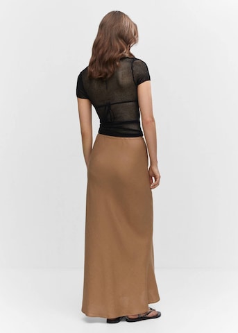 MANGO Skirt 'Lin' in Brown