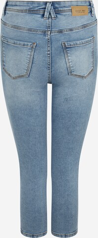 Noisy May Petite Skinny Jeans 'Agnes' in Blue