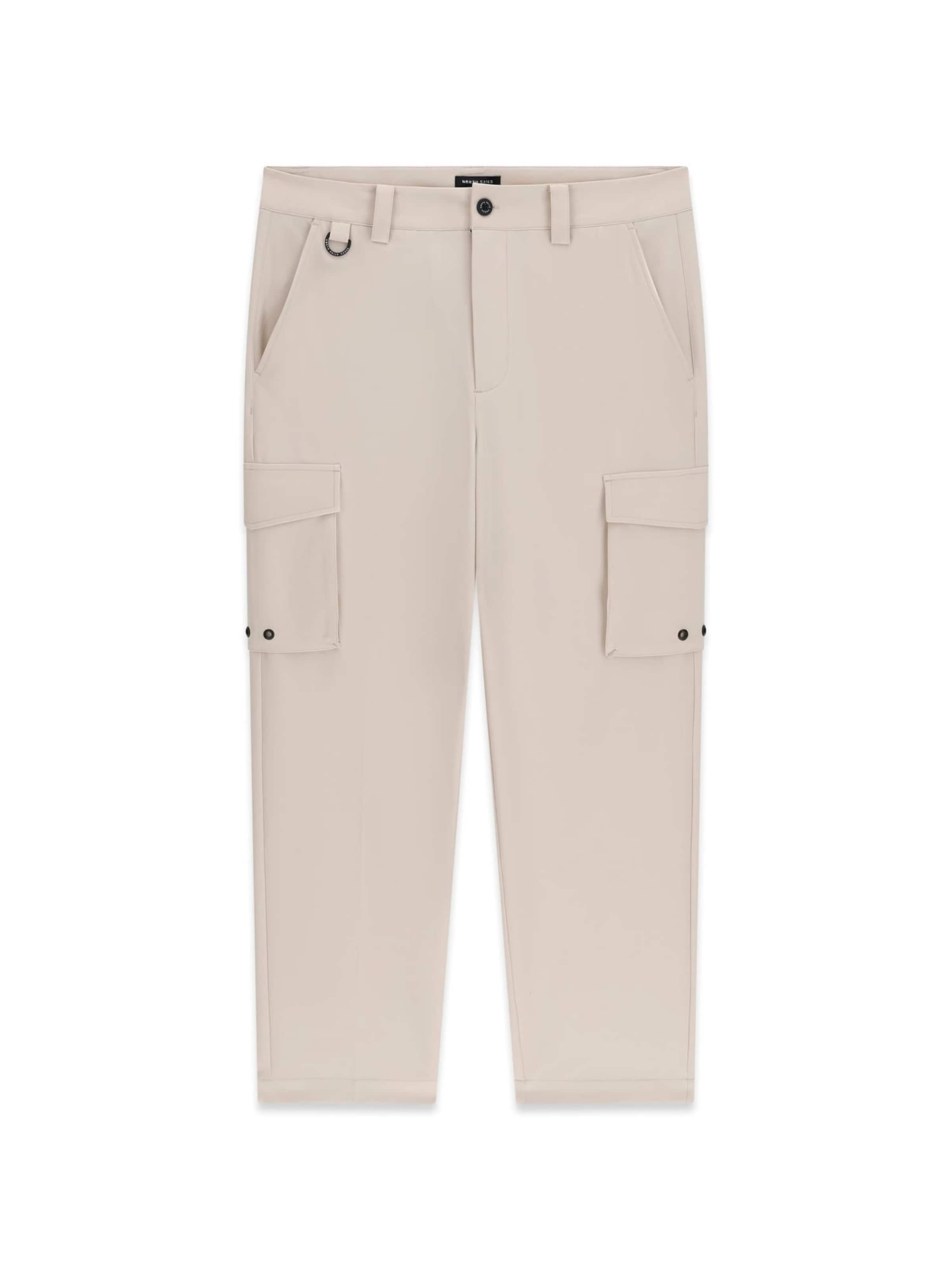 GUESS Regular Cargo Pants 'Guess x North Sails' in White: front