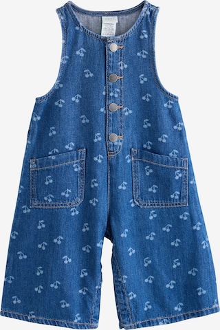 Next Loosefit Latzjeans in Blau: Vorderseite