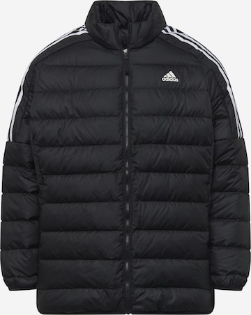 ADIDAS SPORTSWEAR Μπουφάν πεζοπορίας 'Essentials Light Down ' σε μαύρο: μπροστά