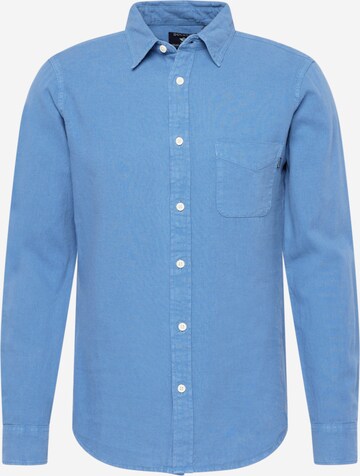 Dockers Slim fit Button Up Shirt in Blue: front