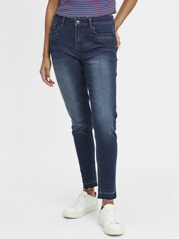 Oxmo - Slimfit Vaquero en azul: frente
